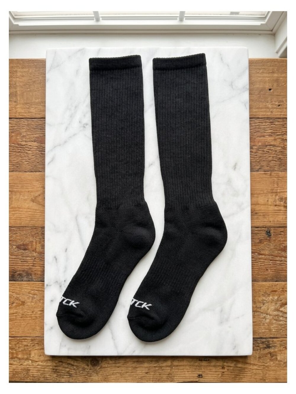 Men's Over the Calf Moisture Wicking Cushioned Work Boot Socks 3 Pack - Picture 1 of 2